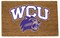 The Memory Company NCAA Western Carolina Catamounts Logo Rectangular Coir Door Mat 29.5" x 19.5"